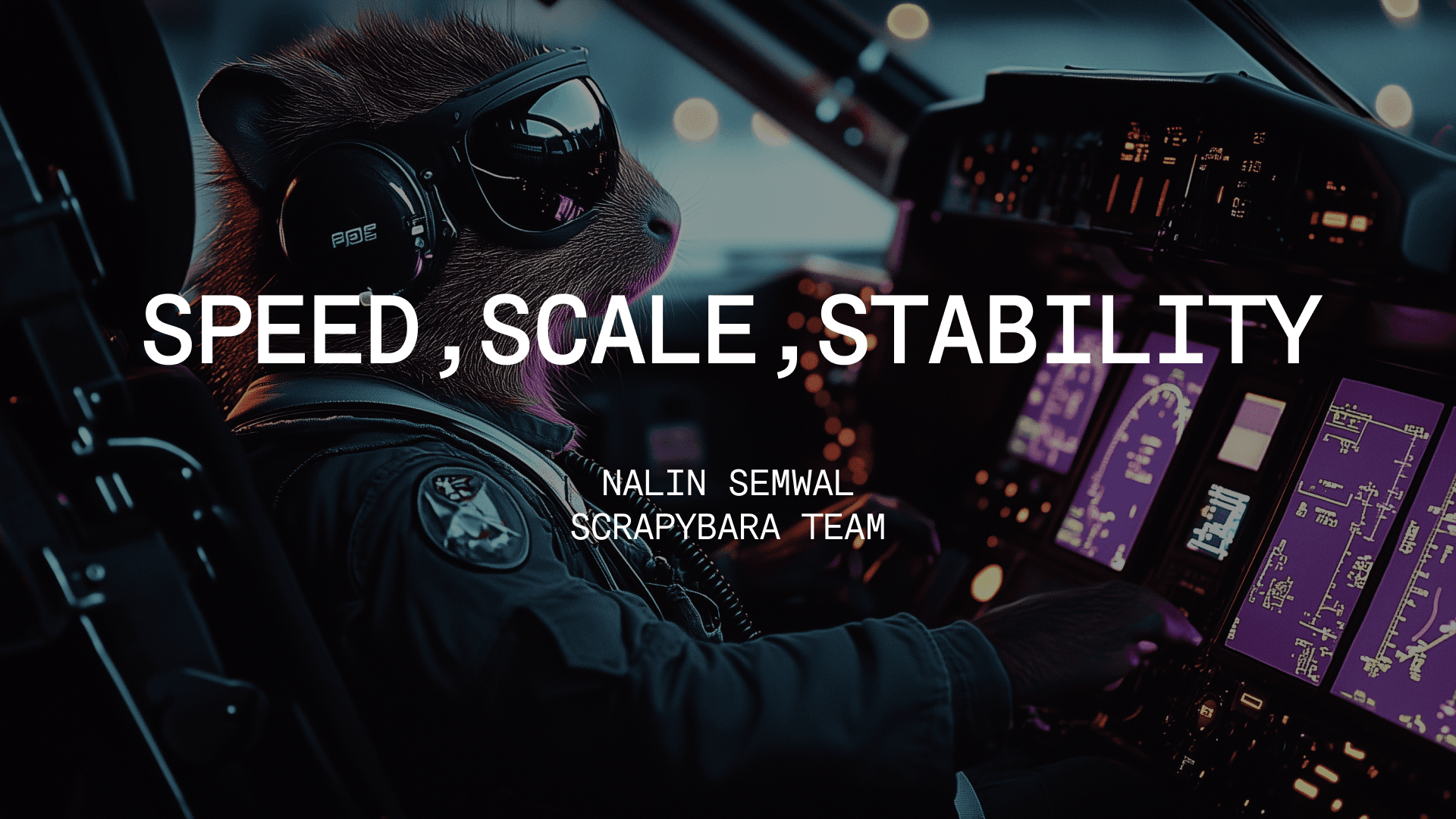Speed, Scale, Stability